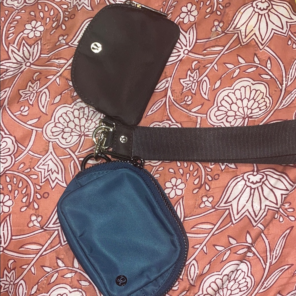 Lululemon Athletica key chain and wristlet pouches